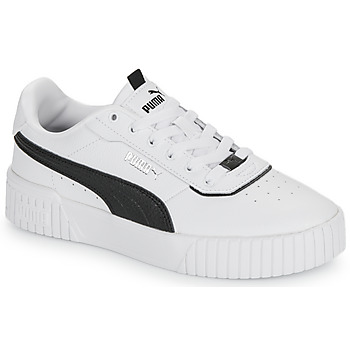 Schuhe Damen Sneaker Low Puma Carina 2.0 Lux Weiß