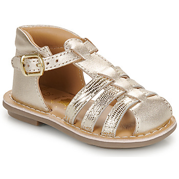 Schuhe Mädchen Sandalen / Sandaletten Minibel ROSE Golden