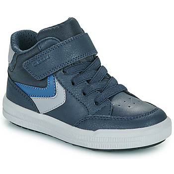 Schuhe Kinder Sneaker High Geox J ARZACH BOY Marineblau / Grau