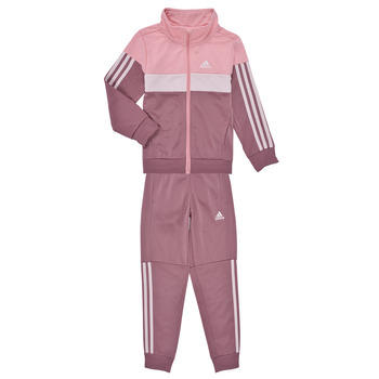 Kleidung Mädchen Jogginganzüge Adidas Sportswear Tiberio 3-Stripes Colorblock Shiny Track Suit  