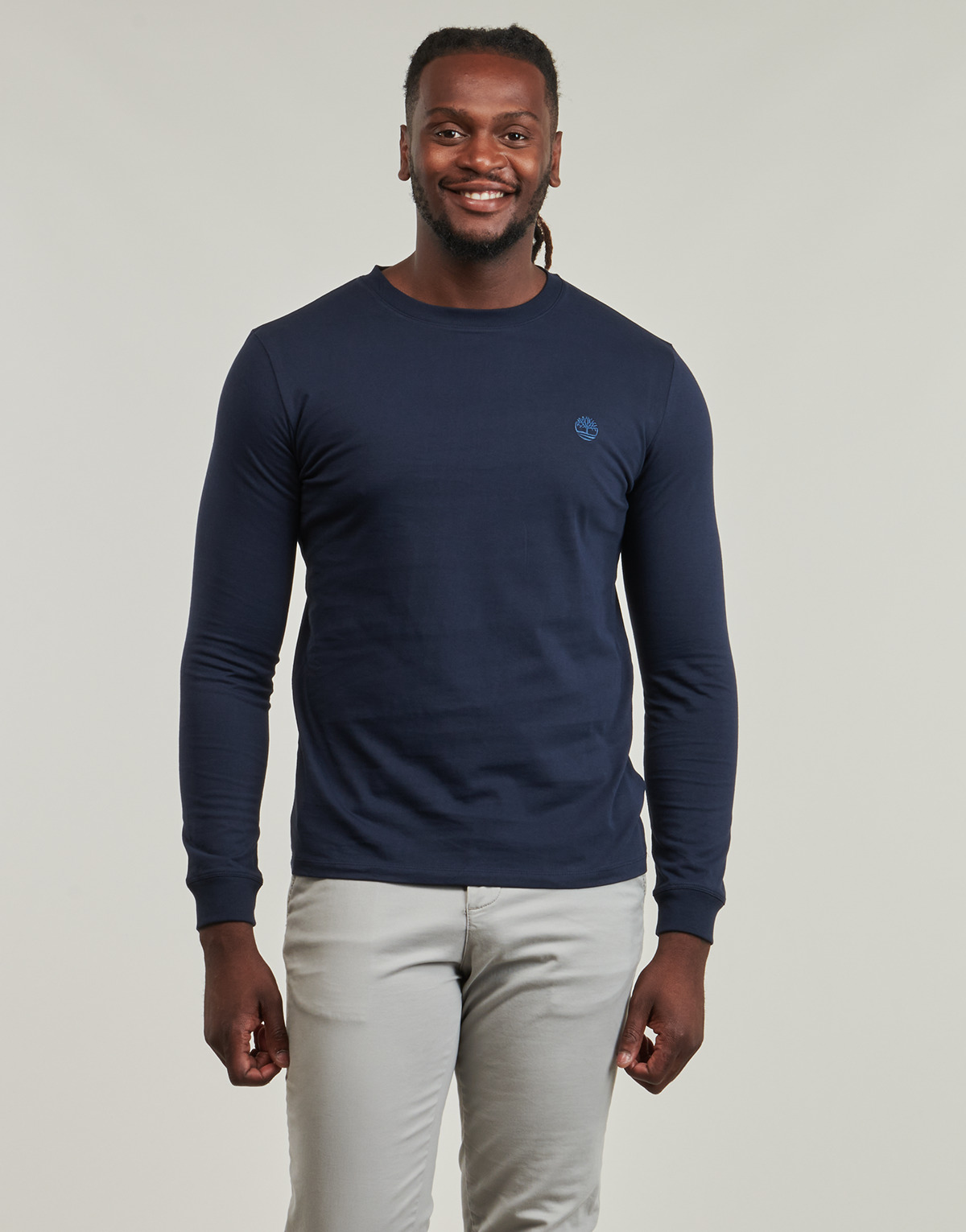 Kleidung Herren Langarmshirts Timberland Long Sleeve Tee Marineblau