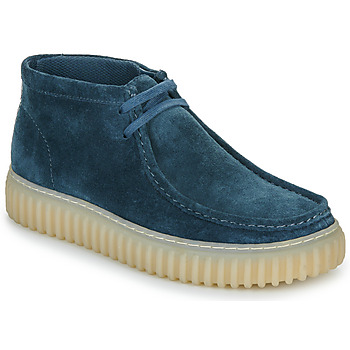 Schuhe Herren Sneaker High Clarks Torhill Hi Marineblau