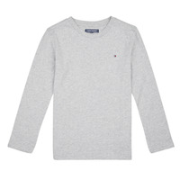 Kleidung Jungen Langarmshirts Tommy Hilfiger BOYS BASIC CN KNIT L/S Grau