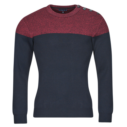 Kleidung Herren Pullover Armor Lux PULL MARIN Marineblau / Rot