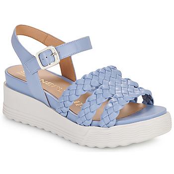 Schuhe Damen Sandalen / Sandaletten Stonefly PARKY 16 EMBOSSED S./NAPPA LTH Blau