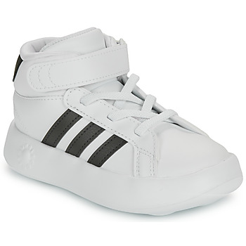 Schuhe Kinder Sneaker High Adidas Sportswear GRAND COURT MID I Weiß