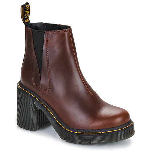 Chaussures Femme Bottines Dr. Martens Spence Dark Brown Classic Pull Up 