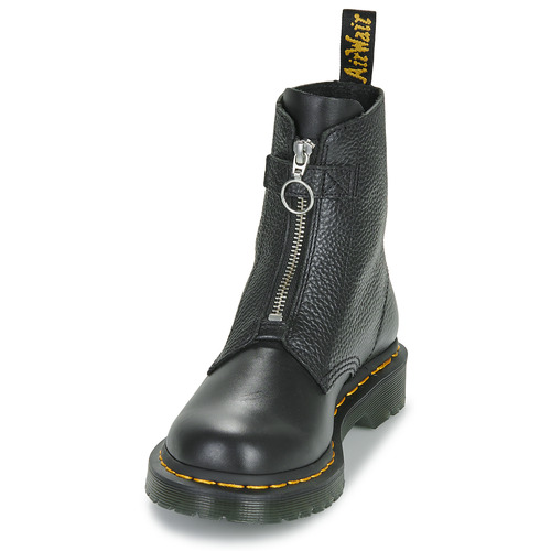 Dr. Martens 1460 Pascal Frnt Zip Black Wanama & Black Milled Nappa    