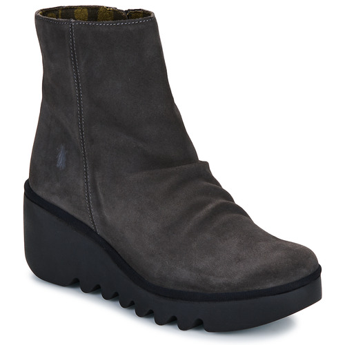 Schuhe Damen Boots Fly London BAAN Grau