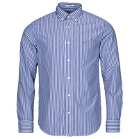 Abbigliamento Uomo Camicie maniche lunghe Gant REG POPLIN STRIPE SHIRT 