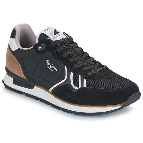 Schuhe Herren Sneaker Low Pepe jeans BRIT SERIE M Braun,