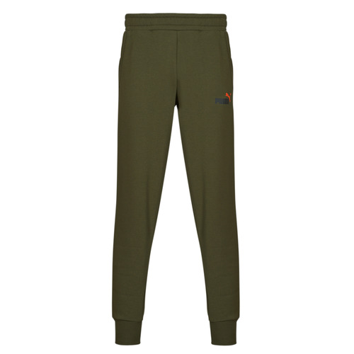 Kleidung Herren Jogginghosen Puma ESS+ 2 COL LOGO PANTS FL CL Khaki