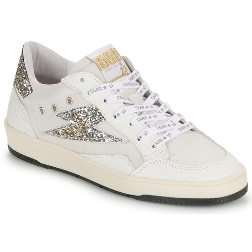 Schuhe Damen Sneaker Low Semerdjian  Beige / Weiß / Golden