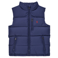 Kleidung Kinder Daunenjacken Polo Ralph Lauren EL CAP VEST-OUTERWEAR-VEST Marineblau