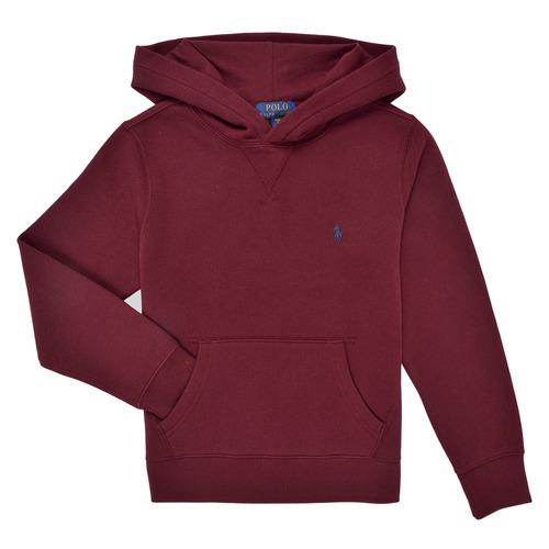 Kleidung Kinder Sweatshirts Polo Ralph Lauren LS PO HOOD-TOPS-KNIT Bordeaux