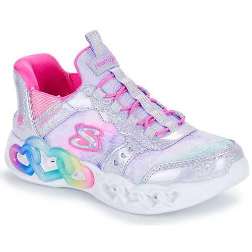 Chaussures Fille Baskets basses Skechers INFINITE HEART LIGHTS 