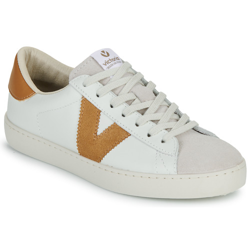 Schuhe Damen Sneaker Low Victoria BERLIN Weiß / Braun,