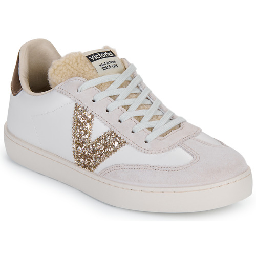 Schuhe Damen Sneaker Low Victoria BERLIN Weiß / Golden