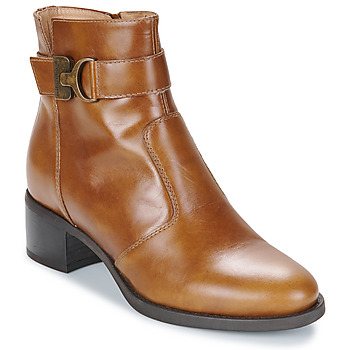 Schuhe Damen Low Boots NeroGiardini  Kognac