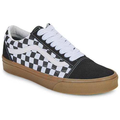 Schuhe Sneaker Low Vans Old Skool Weiß