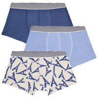 Unterwäsche Jungen Boxer Petit Bateau LOT BOXER X3 Bunt