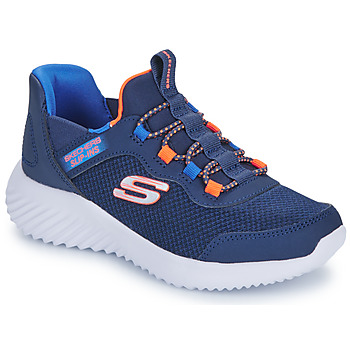 Schuhe Jungen Sneaker Low Skechers BOUNDER SLIP-INS Marineblau