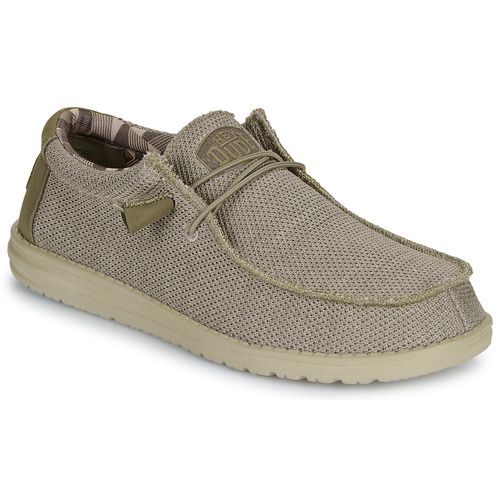 Schuhe Herren Slip on HEYDUDE Wally Sox Beige