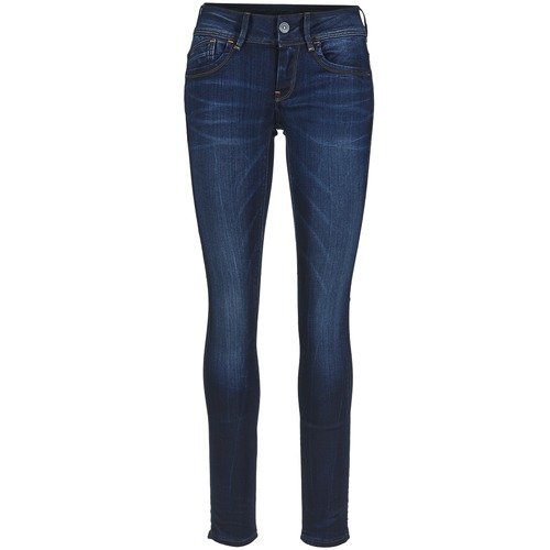 Kleidung Damen Röhrenjeans G-Star Raw LYNN MID SKINNY Blau