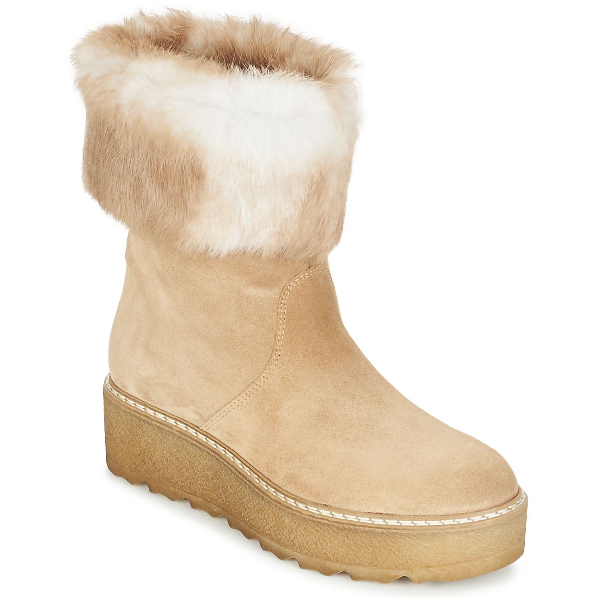 Schuhe Damen Boots Nome Footwear MOVETTA Beige