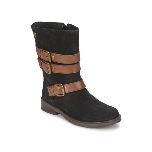 Chaussures Fille Bottes ville Gioseppo HALIFAX Noir