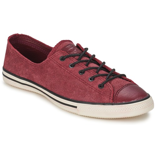 Scarpe Donna Sneakers basse Converse Chuck Taylor All Star FANCY LEATHER OX Bordeaux