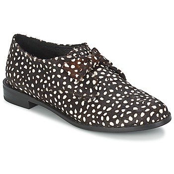 Schuhe Damen Derby-Schuhe F-Troupe Bow Polka Schwarz