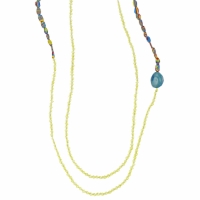 Uhren & Schmuck Damen Collier Zaza Factory INDIEN Gelb