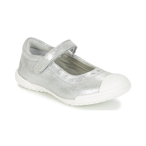 Chaussures Fille Ballerines / babies Mod'8 PRISCA Argenté