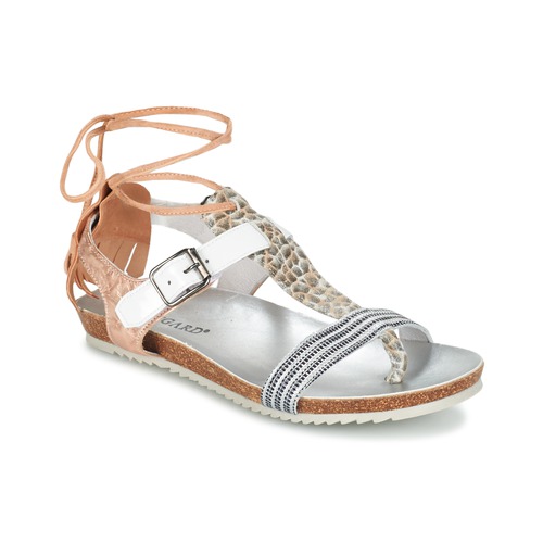 Scarpe Donna Sandali Regard RABALU Bianco / Beige / Serpent