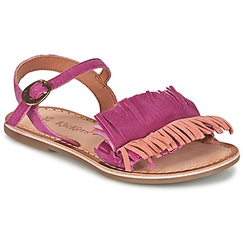 Schuhe Mädchen Sandalen / Sandaletten Kickers DIXFROUFROU KID Koralle