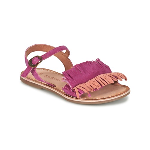 Schuhe Mädchen Sandalen / Sandaletten Kickers DIXFROUFROU KID Koralle