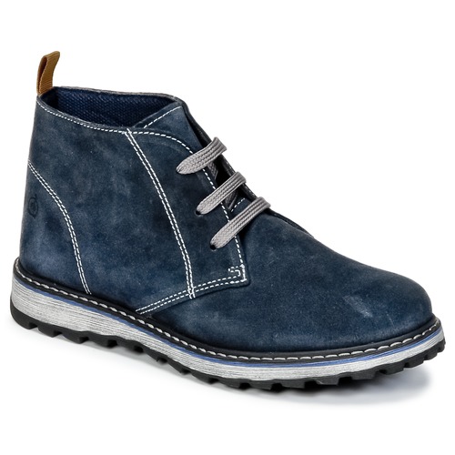 Schuhe Jungen Boots Citrouille et Compagnie HISEO Marineblau