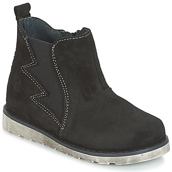 Schuhe Jungen Boots Citrouille et Compagnie HISSA Schwarz