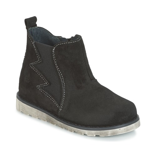 Schuhe Jungen Boots Citrouille et Compagnie HISSA Schwarz