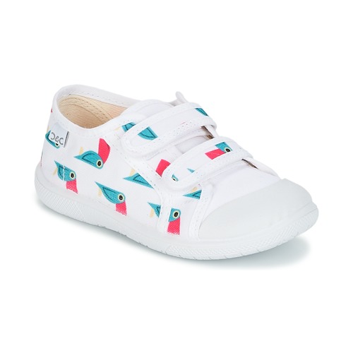 Chaussures Fille Baskets basses Citrouille et Compagnie GLASSIA Blanc