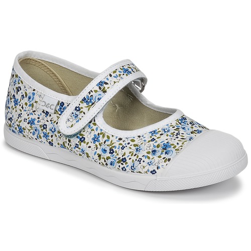 Scarpe Bambina Ballerine Citrouille et Compagnie APSUT Blu / Bianco