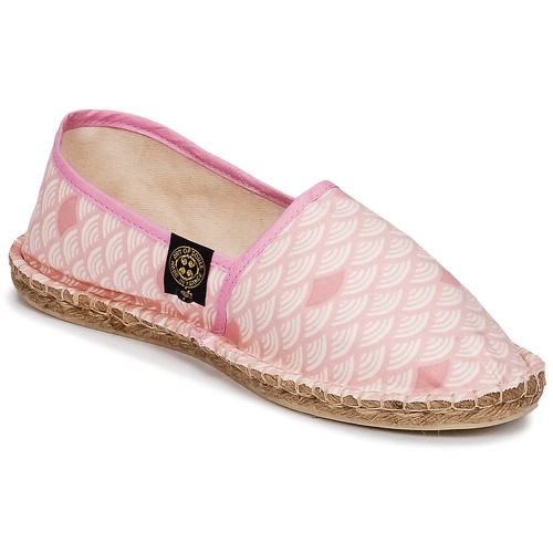 Schuhe Damen Leinen-Pantoletten mit gefloch Art of Soule KAMAKURA Rose