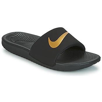 Schuhe Kinder Pantoletten Nike KAWA GROUNDSCHOOL SLIDE Golden