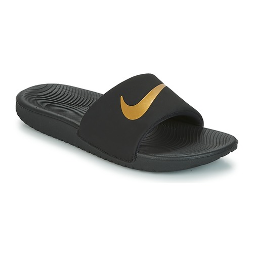 Schuhe Kinder Pantoletten Nike KAWA GROUNDSCHOOL SLIDE Golden