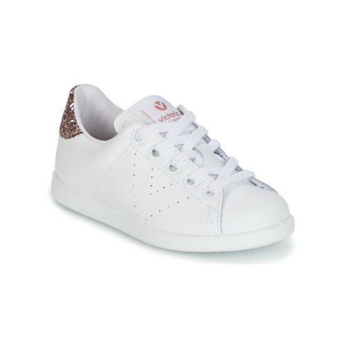 Scarpe Bambina Sneakers basse Victoria DEPORTIVO BASKET PIEL KID Bianco