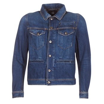 Kleidung Herren Jeansjacken G-Star Raw D-STAQ 3D DC S JKT Blau