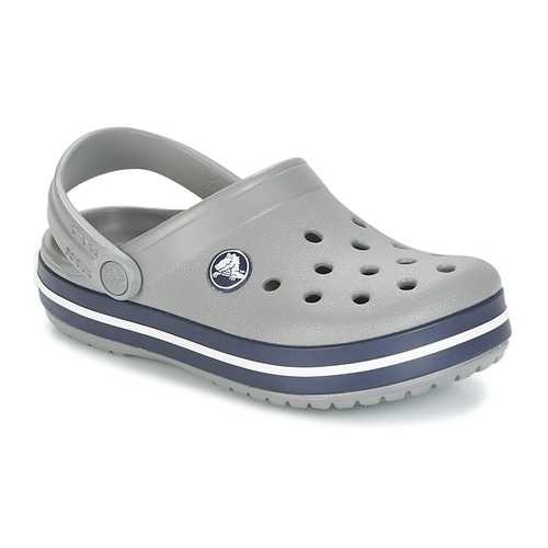 Scarpe Unisex bambino Zoccoli Crocs CROCBAND CLOG K Grigio / Marine