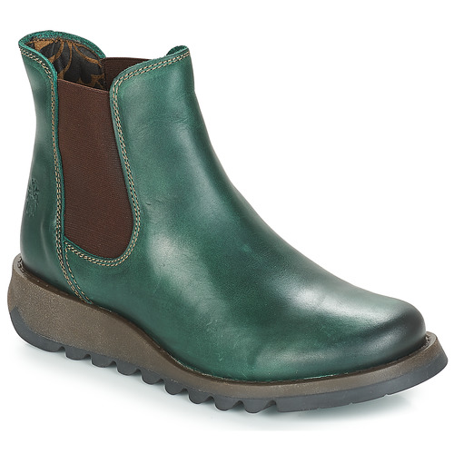 Schuhe Damen Boots Fly London SALV Patinabraun / Green