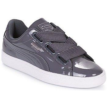 Scarpe Donna Sneakers basse Puma WN BASKET HEART PATENT.IRO Ferro